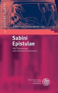 Produktbild: Sabini Epistulae