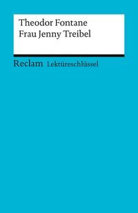 Produktbild: Lekt&uuml;reschl&uuml;ssel zu Theodor Fontane: Frau Jenny Treibel