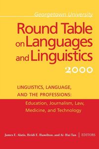 Produktbild: Georgetown University Round Table on Languages and Linguistics (GURT) 2000