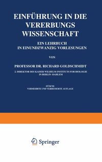 Produktbild: Einf&uuml;hrung in die Vererbungswissenschaft