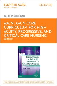 Produktbild: AACN Core Curriculum for High Acuity, Progressive and Critical Care Nursing - E-Book