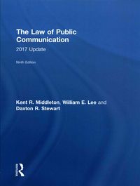 Produktbild: The Law of Public Communication