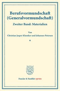 Produktbild: Berufsvormundschaft (Generalvormundschaft).