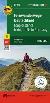 Produktbild: freytag & berndt Wanderkarte DFWW Fernwanderwege Deutschland 1:800.000