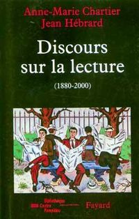 Produktbild: Discours sur la lecture (1880-2000)