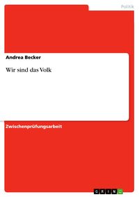 Produktbild: Wir sind das Volk