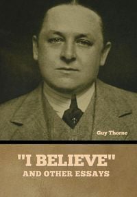 Produktbild: "I Believe" and other essays