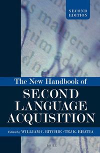 Produktbild: The New Handbook of Second Language Acquisition