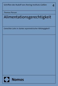 Produktbild: Alimentationsgerechtigkeit