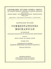 Produktbild: Commentationes mechanicae ad theoriam motus punctorum pertinentes 1st part