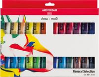 Bild vom Artikel AMSTERDAM Acrylic Standard, Standard Set General Selection 24 Farben vom Autor 