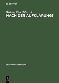 Produktbild: Nach der Aufkl&auml;rung?