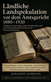 Produktbild: L&auml;ndliche Landspekulation vor dem Amtsgericht 1880-1920
