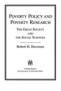 Produktbild: Poverty Policy and Poverty Research (1976. Corr. 5th Printing)