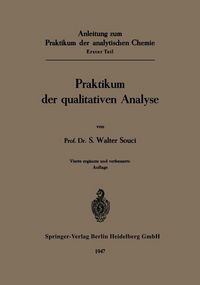 Produktbild: Anleitung zum Praktikum der analytischen Chemie