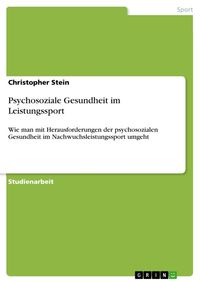 Produktbild: Psychosoziale Gesundheit im Leistungssport