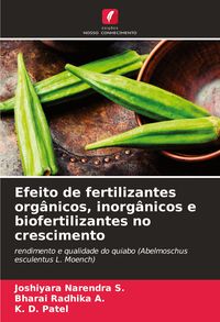 Produktbild: Efeito de fertilizantes org&acirc;nicos, inorg&acirc;nicos e biofertilizantes no crescimento