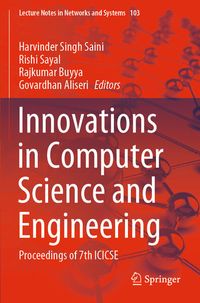 Produktbild: Innovations in Computer Science and Engineering