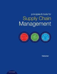 Produktbild: Webster, S: Principles and Tools for Supply Chain Management