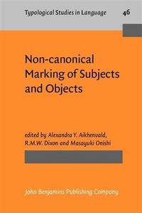 Produktbild: Non-canonical Marking of Subjects and Objects