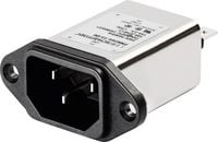 Produktbild: Schaffner FN9244-1-06 FN9244-1-06 Netzfilter mit Kaltger&auml;tebuchse 250 V/AC 1 A (L x B) 48 mm x 22.5 mm 1 St.