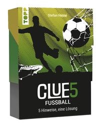 Produktbild: CLUE5 #Fu&szlig;ball. 5 Hinweise, nur eine L&ouml;sung. Das Trend-Quiz f&uuml;r deine Tasche