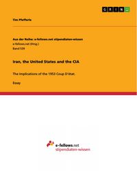 Produktbild: Iran, the United States and the CIA