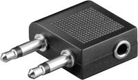 Produktbild: SpeaKa Professional SP-7869752 Klinke Audio Y-Adapter [2x Klinkenstecker 3.5 mm - 1x Klinkenbuchse 3.5 mm] Schwarz