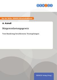 Produktbild: B&uuml;rgerentlastungsgesetz