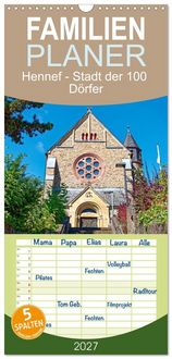 Produktbild: Familienplaner 2027 - Hennef - Stadt der 100 D&ouml;rfer mit 5 Spalten (Wandkalender, 21 x 45 cm) CALVENDO