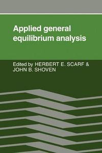Produktbild: Applied General Equilibrium Analysis