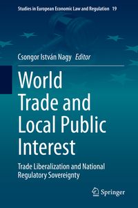 Produktbild: World Trade and Local Public Interest