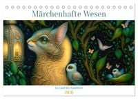 Produktbild: M&auml;rchenhafte Wesen - Im Land der Fabeltiere (Tischkalender 2026 DIN A5 quer), CALVENDO Monatskalender