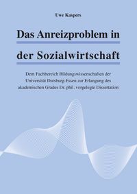 Produktbild: Das Anreizproblem in der Sozialwirtschaft