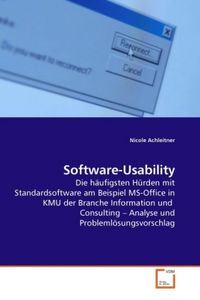Produktbild: Achleitner, N: Software-Usability