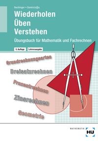 Produktbild: &Uuml;bungsbuch mit eingetragenen L&ouml;sungen Wiederholen - &Uuml;ben - Verstehen