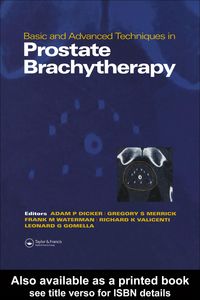 Produktbild: Basic and Advanced Techniques in Prostate Brachytherapy