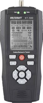 Produktbild: VOLTCRAFT KT-300 LAN Kabel Tester Speed Erkennung, PoE Diagnose, Port Lokalisierung, L&auml;ngenmessung, Mapping