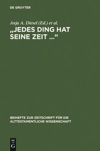 Produktbild: "Jedes Ding hat seine Zeit ..."