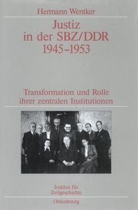 Produktbild: Justiz in der SBZ/DDR 1945-1953
