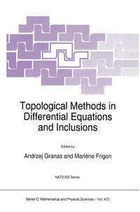 Produktbild: Topological Methods in Differential Equations and Inclusions
