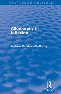 Produktbild: Allomorphy in Inflexion (Routledge Revivals)