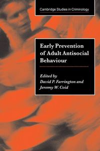 Produktbild: Early Prevention of Adult Antisocial Behaviour
