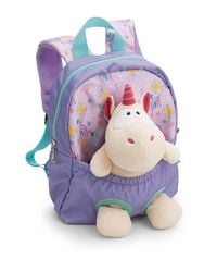Produktbild: NICI 62690 - Lila Rucksack mit Pl&uuml;schtier Einhorn, 2-teilig, Einhorn:25cm
