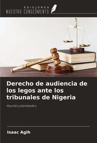 Produktbild: Derecho de audiencia de los legos ante los tribunales de Nigeria
