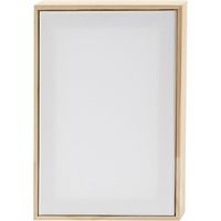 Produktbild: Creativ Company Gespannte Leinwand mit Rahmen, Gr&ouml;&szlig;e 15,8x23,8 cm, 280 g, Wei&szlig;, 1 Stk