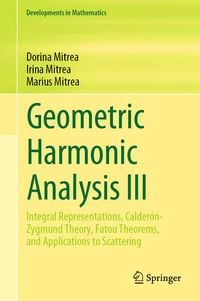 Produktbild: Geometric Harmonic Analysis III