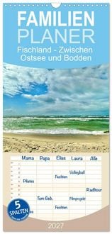 Produktbild: Familienplaner 2027 - Fischland - Zwischen Ostsee und Bodden mit 5 Spalten (Wandkalender, 21 x 45 cm) CALVENDO