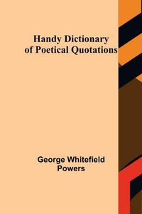 Produktbild: Handy Dictionary of Poetical Quotations