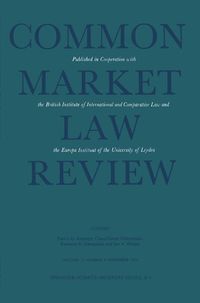 Produktbild: Common Market Law Review